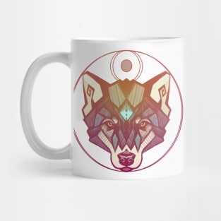 Tribal Wolf Mug